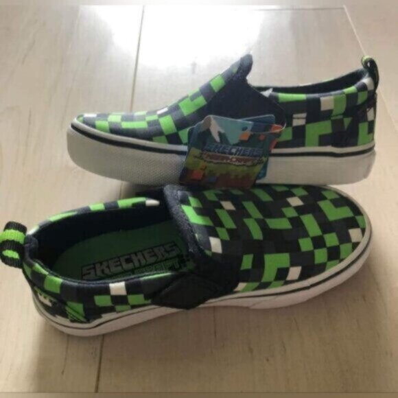 Skechers Kids Canvas slip on Sneakers - Picture 5 of 8